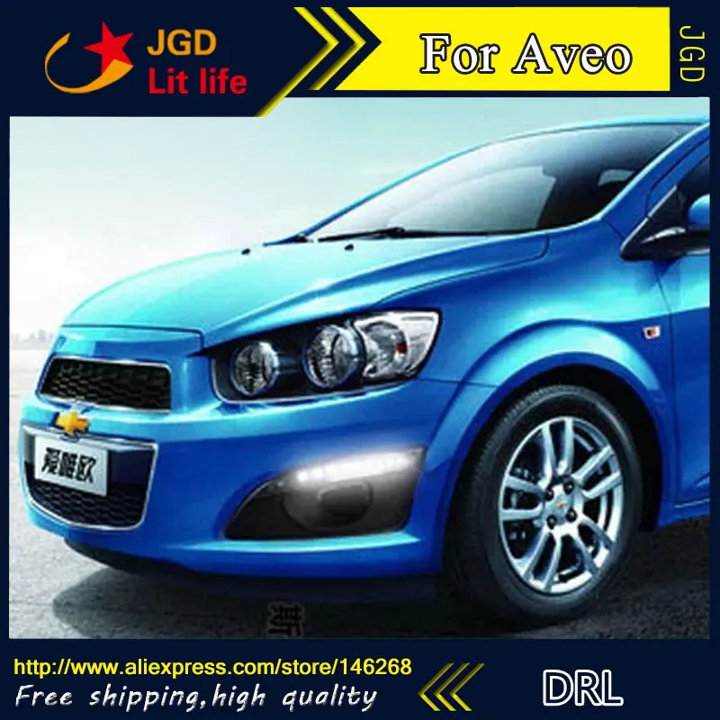 12 V 6000 k светодиодный DRL Дневной ходовой свет для Chevrolet AVEO противотуманная фара рамка противотуманная фара