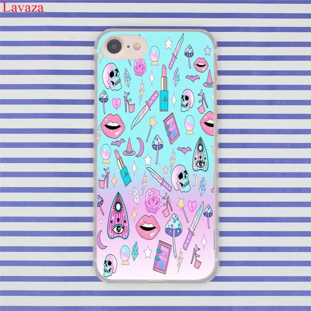 Жесткий чехол для телефона Lavaza Girly Pastel Witch Goth iPhone XR XS X 11 Pro Max 10 7 8 6 6S 5 5S SE 4|phone cases|case