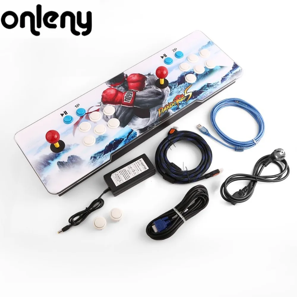 

Onleny Professional 800 in 1 Family Box with Dual Joystick Anti-static Multi-game HD Home Game Machine Colorful Dragon Pattern