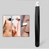 Black Eyebrow Tweezers Stainless Steel Slant Tip Hair Removal Makeup Tool Kit Eyelashes Extension  Double Eyelid  Application 4