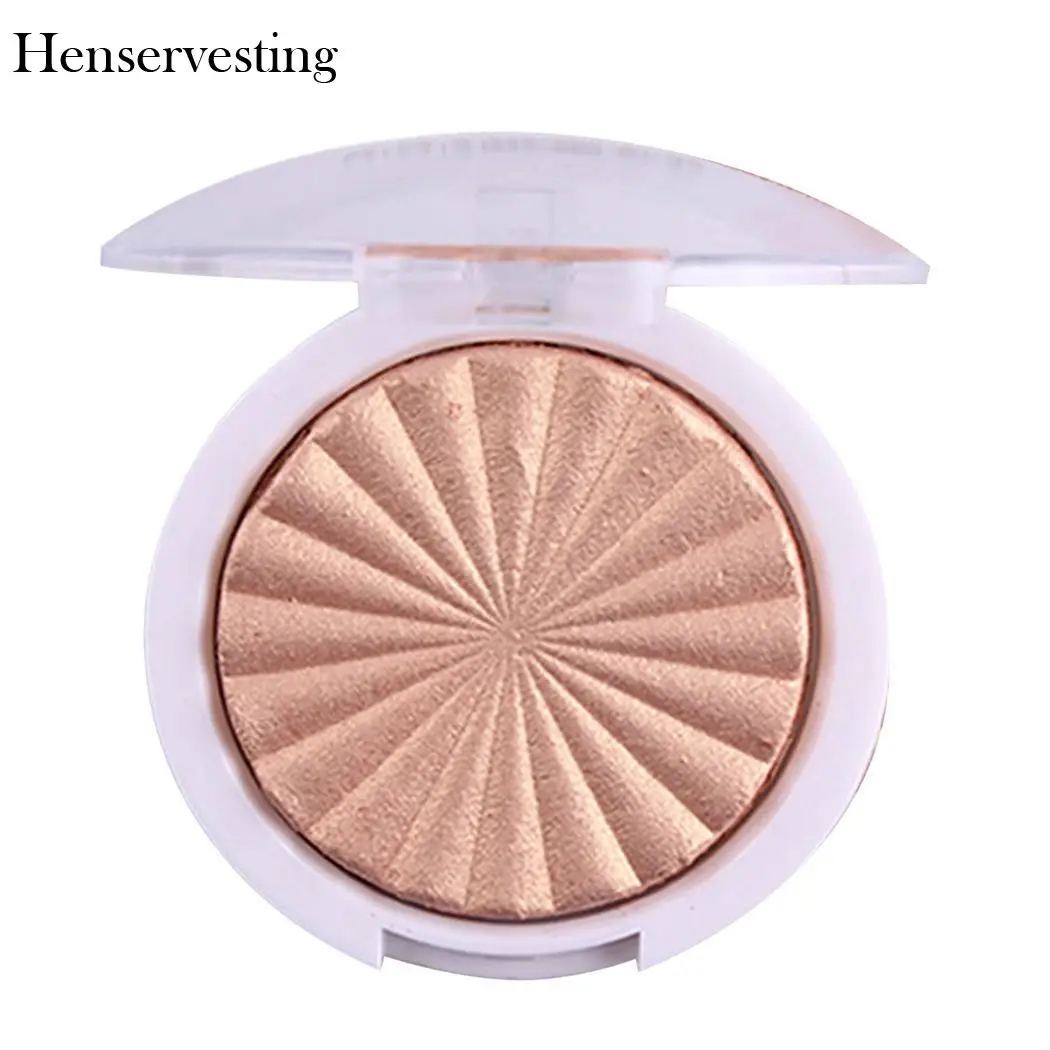 Shimmer Highlight Makeup Cosmetic Foundation Shade Powdery Cake |