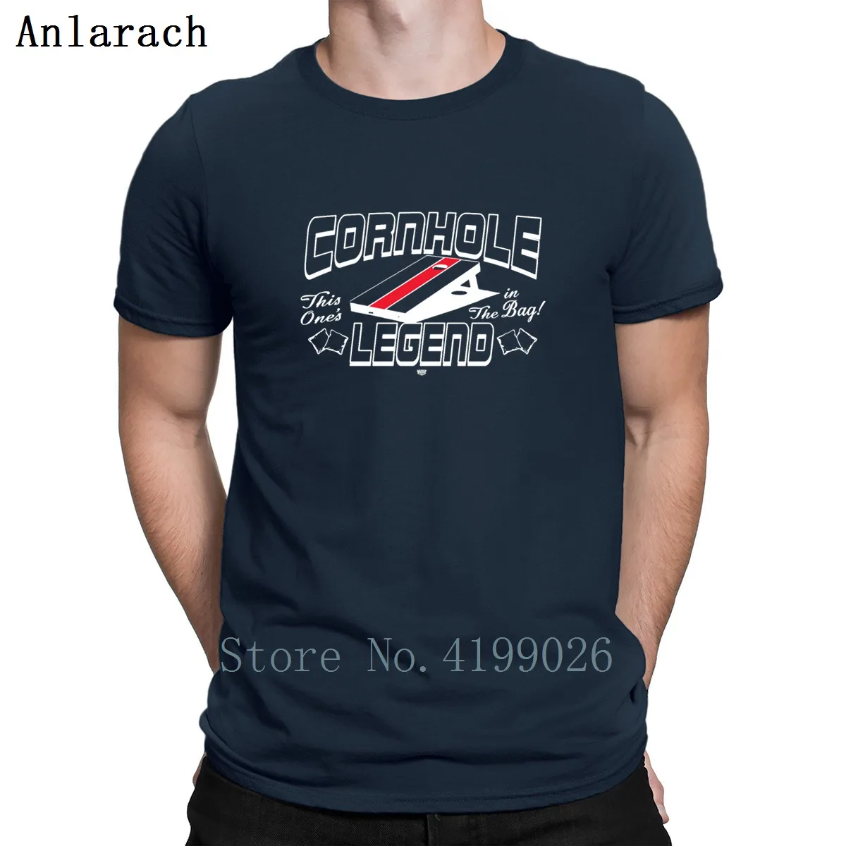 Cornhole Legend футболка с сумкой летний топ весна Бесплатная доставка последняя футболка для мужчин короткий рукав костюм натуральный дизайнер