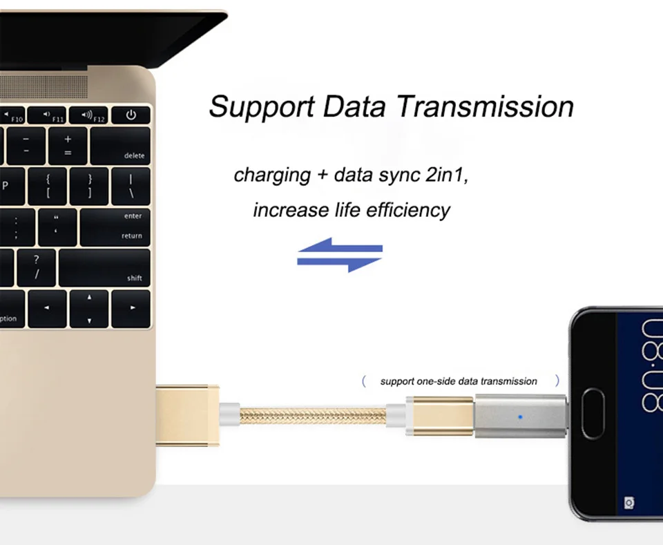 Магнитный адаптер Micro Usb, магнитный разъем для IPhone, Android, Тип C, 3 в 1, кабель для передачи данных, конвертер для Xiaomi, samsung, huawei