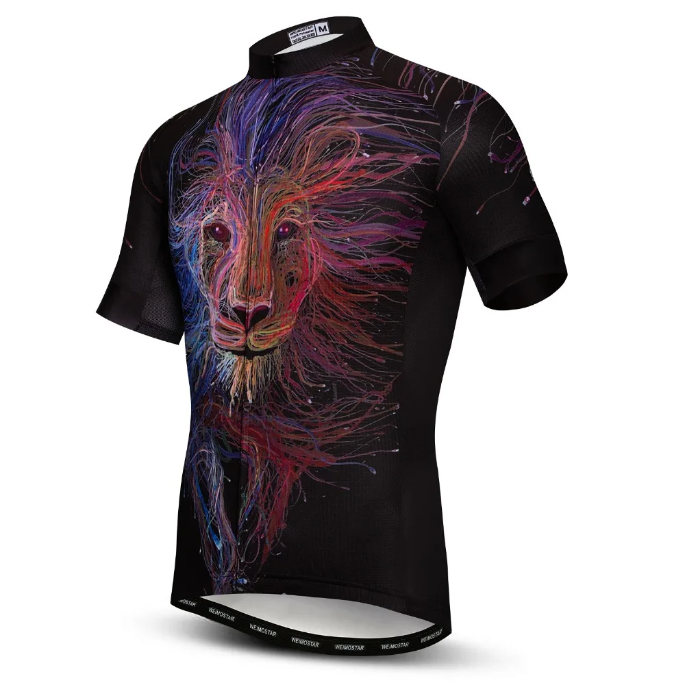3D Волк лев тигр Велоспорт Джерси мужчины Ropa Ciclismo велосипедная одежда лето MTB футболка для езды на велосипеде Майо Ciclismo