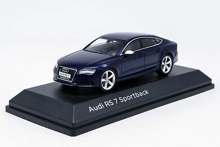 N OREV 1:43 Au di RS7 Sportback бутик сплава автомобиля игрушки для детей Детские игрушки модель оригинальной упаковки - Цвет: Синий