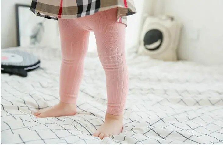 pink Колготки для маленьких детей; детские колготки; колготки для малышей; сезон весна-осень; колготки для малышей с принтом облака и панды; хлопковые широкие детские колготки - Цвет: pink