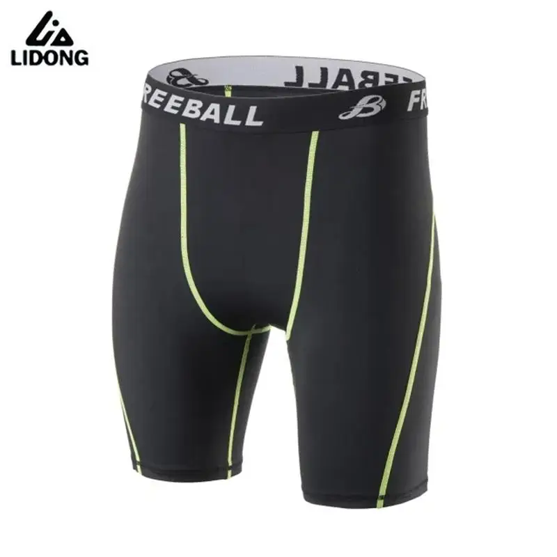 2017 New Men's Sports Compression Running Shorts Gym Tights Soccer