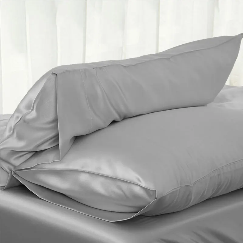 1 шт. шелковистые атласные наволочки для подушек, постельные принадлежности, наволочки, шелковые, как обычные подушки