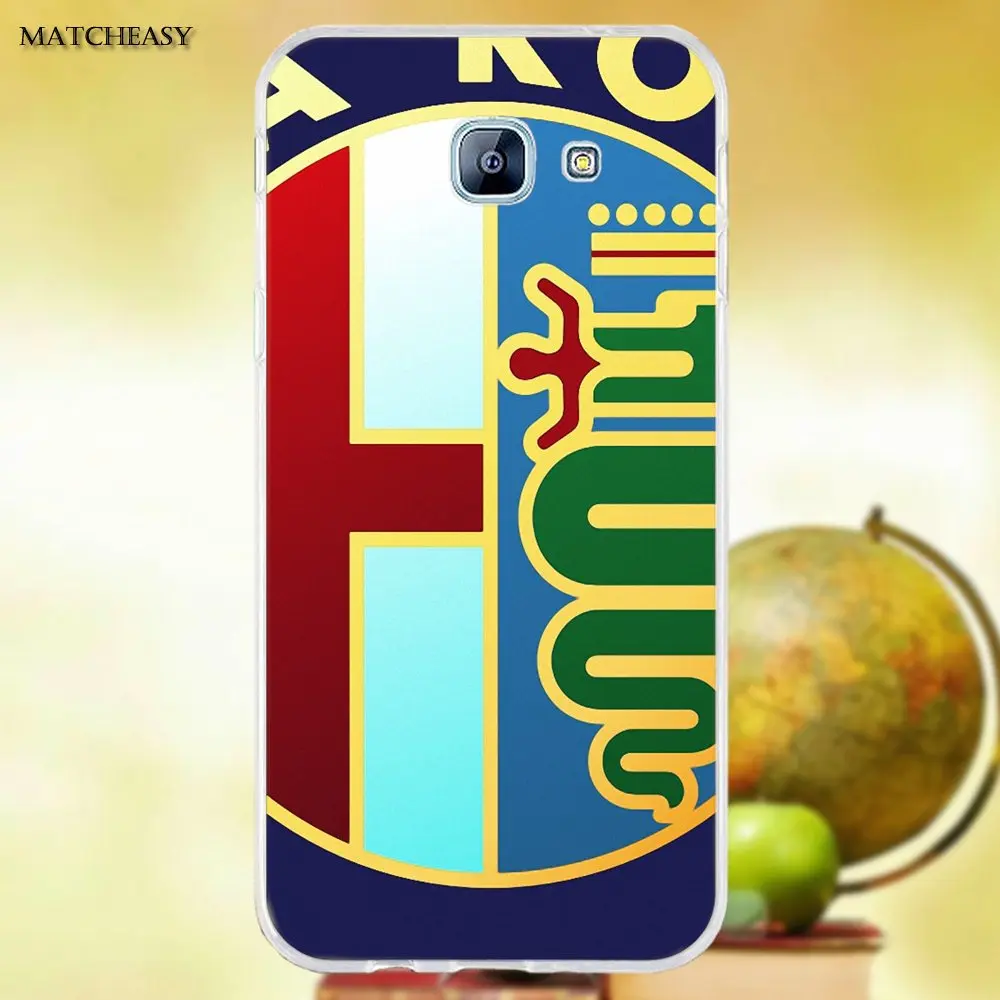Oedmeb Alfa Romeo Логотип для Samsung Galaxy A3 A5 A7 J1 J2 J3 J5 J7 Мягкий чехол из ТПУ для мобильного телефона чехол - Цвет: as picture