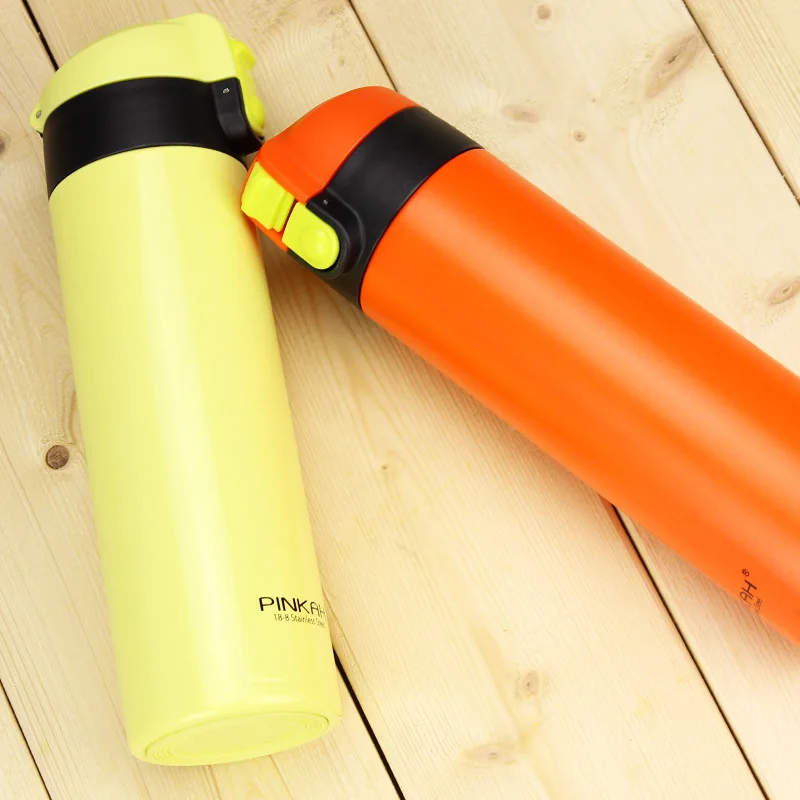 

PINKAH500ml Stainless Steel Double Wall Insulated Thermos Cup Coffee Mug Vacuum Flask Travel Drink Bottle Thermocup for Car gift