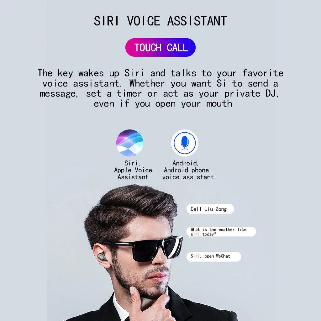 Bluetooth 5,0, беспроводные наушники Q32 для TWS, Bluetooth наушники, наушники, спортивные, Hi-Fi наушники, наушники-вкладыши, стерео наушники#20/