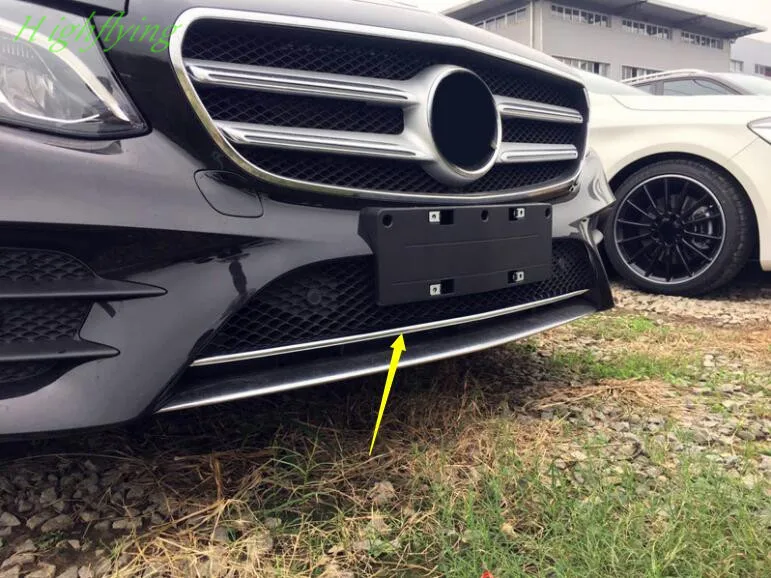 ABS передний Нижний Бампер решетка решетки полосы крышка отделка 1 шт. для Mercedes Benz E-Class W213 Sedan Sport
