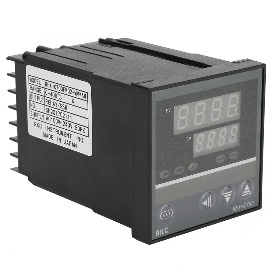 Термометр REX-C700FK02-MY* PID Intelligent control двойное цифровое табло контроль температуры ler цифровой термометр
