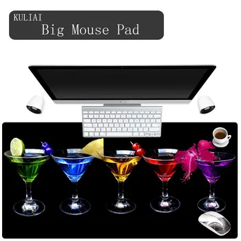 

XGZ ART Cocktail Mouse Pad 400X900X3MM Xl Office Desktop Computer Mousepad Laptop Keyboard Mousemat Can Be Used As A Gifts