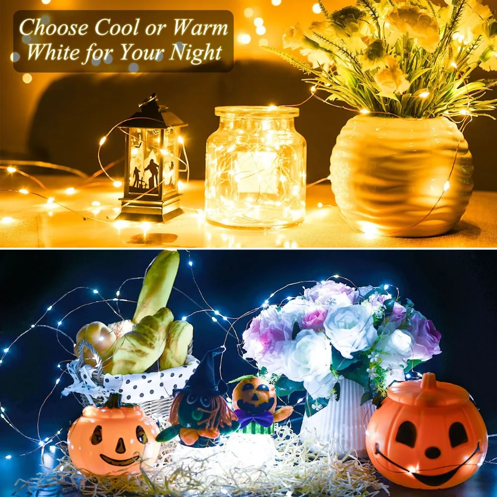 СВЕТОДИОДНАЯ Гирлянда MPOW 100 s 33ft с дистанционным управлением медный провод