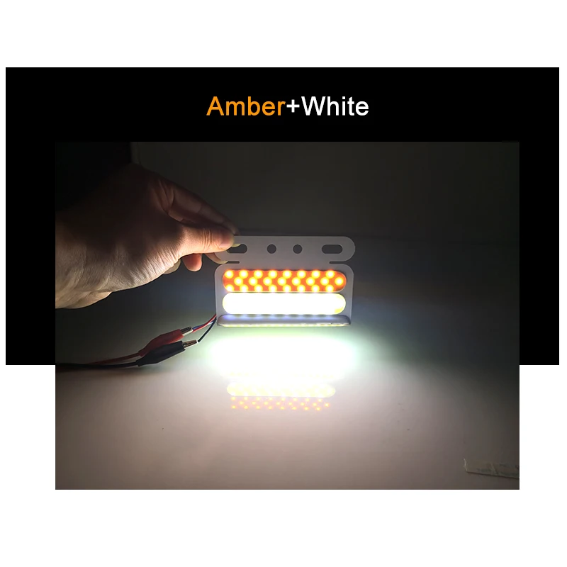 CNSUNNYLIGHT LED Truck Side Warning Signal Lights 24V Waterproof 3D Lorry Clearance Lamp Trailer Pickups Fog Parking Lighting (3)