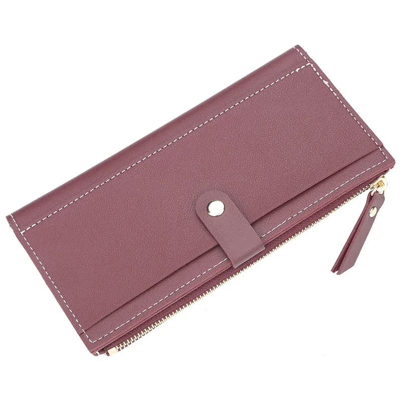 Women Wallets Fashion Hasp Long Solid color Luxury Brand Leather Wallet Female Purse Clutch Money Women Wallet Coin Purse173 Women Wallets Fashion Hasp Long Solid color Luxury Brand Leather Wallet Female Purse Clutch Money Women Wallet Coin Purse173
