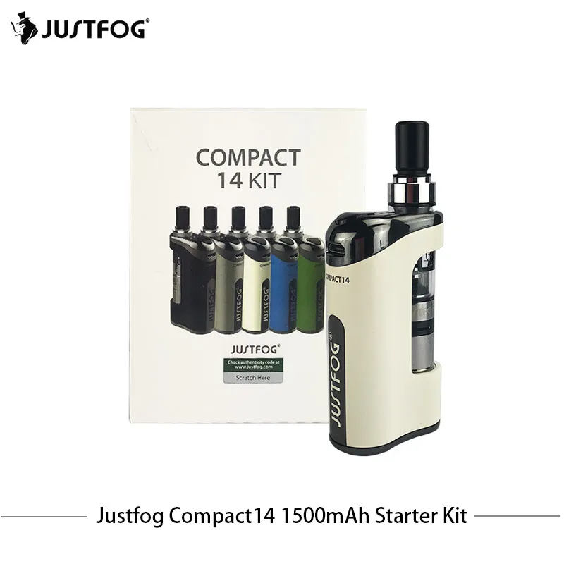 Оригинальный набор электронных сигарет JustFog Compact 14 Kit Compact14 аккумулятор 1500 мАч с