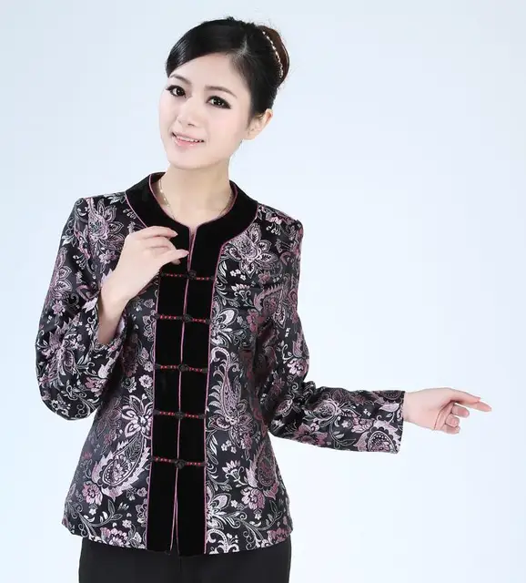 Aliexpress.com : Buy Autumn Winter High Quality Velvet Women Coat Long Sleeve Printed O Neck 