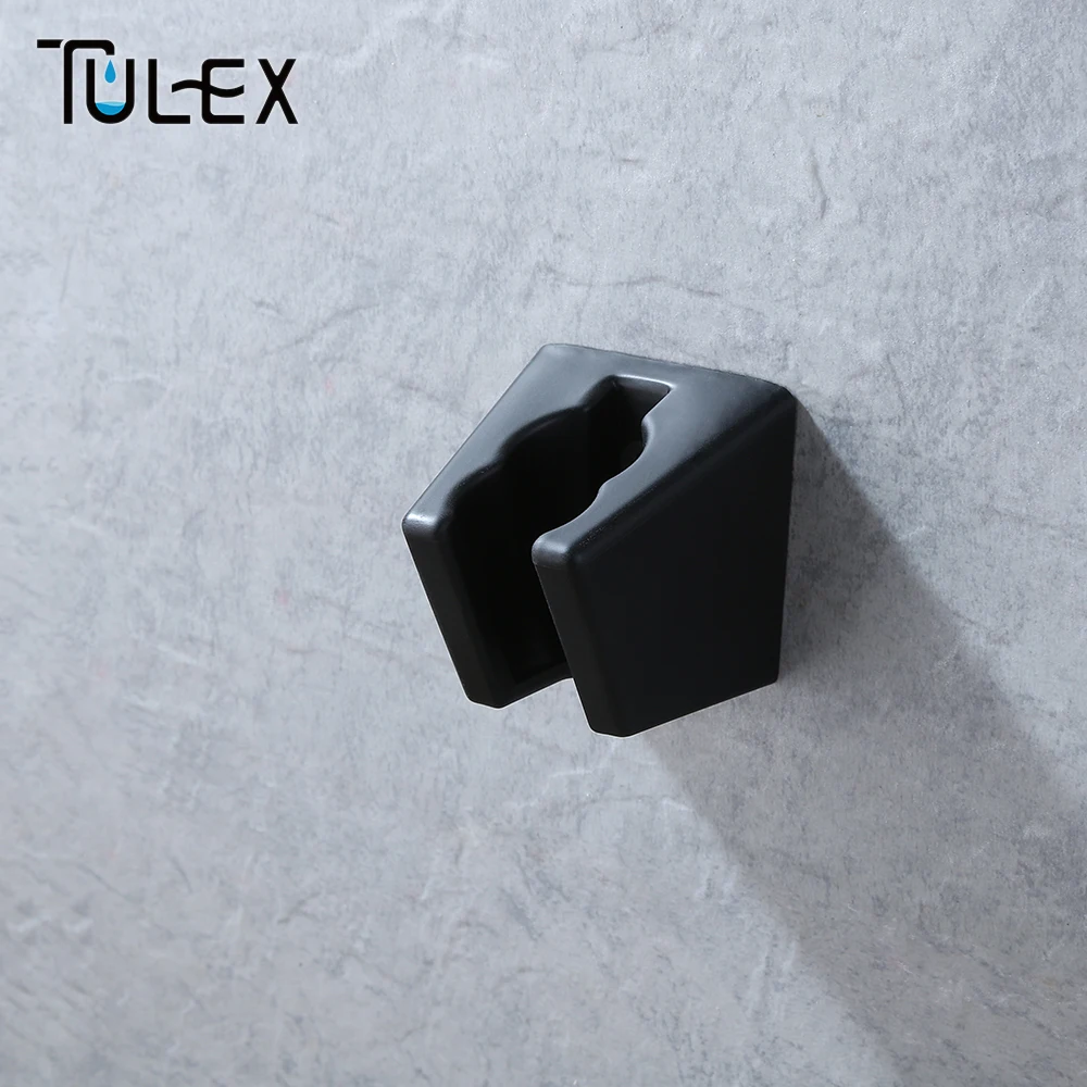 TULEX держатель кронштейн стойка для душа 2 положения для ванной комнаты стандартный размер аксессуары для ванной комнаты матовый черный ABS пластик