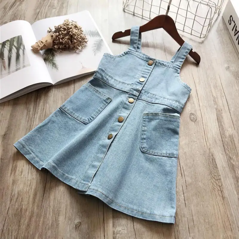 girls denim dres