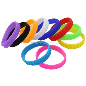 

500pcs Stud silicone wristband rubber bracelets free shipping by DHL express