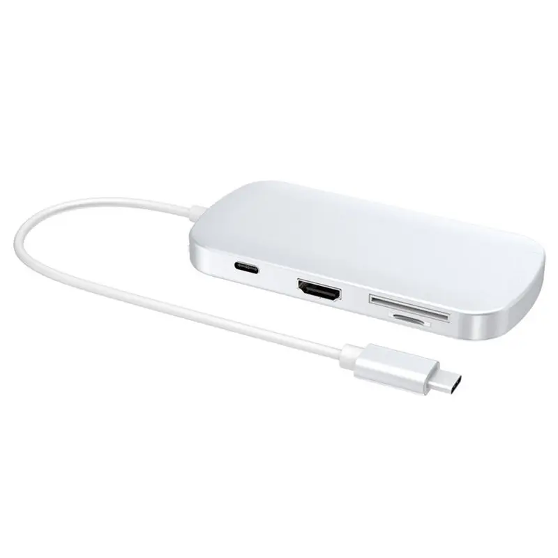 Тип-c док-станция тип-c концентратор конвертер Hdmi+ кард-ридер+ концентратор+ Pd тип-c конвертер