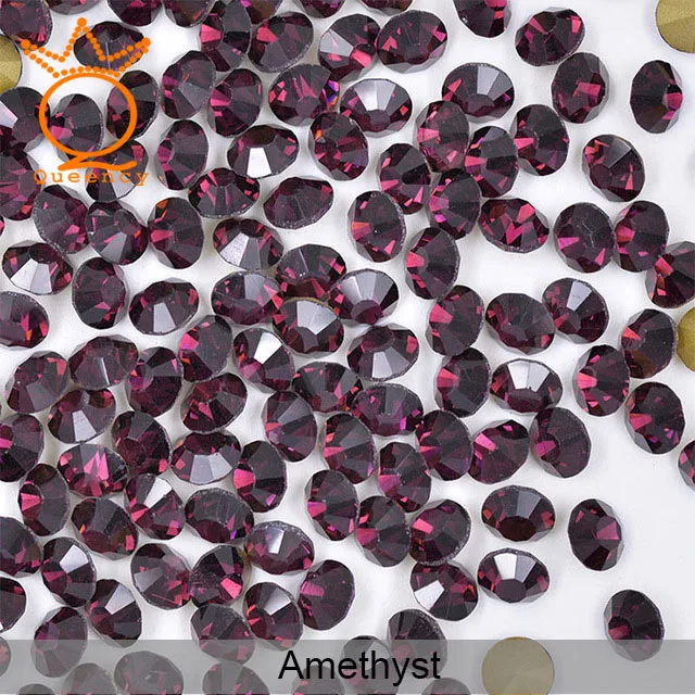 Amethyst SS5.5 Small size multif colors pointback chaton crystal rhinestones nail art rhinestones sales promotion with 1440pcs per bags - Цвет: Amethyst