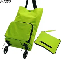 Women Fashion Multifunction Trolley Bag Luggage Wheels Duffle Bag Folding Travel Bags Large Capacity Clothes Organise Tug Bag