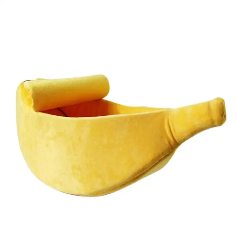 Коврик для дома в форме банана, собаки, кошки, кровати, прочный питомник, собачка, щенок, подушка, корзина, теплые переносные товары для собак и кошек