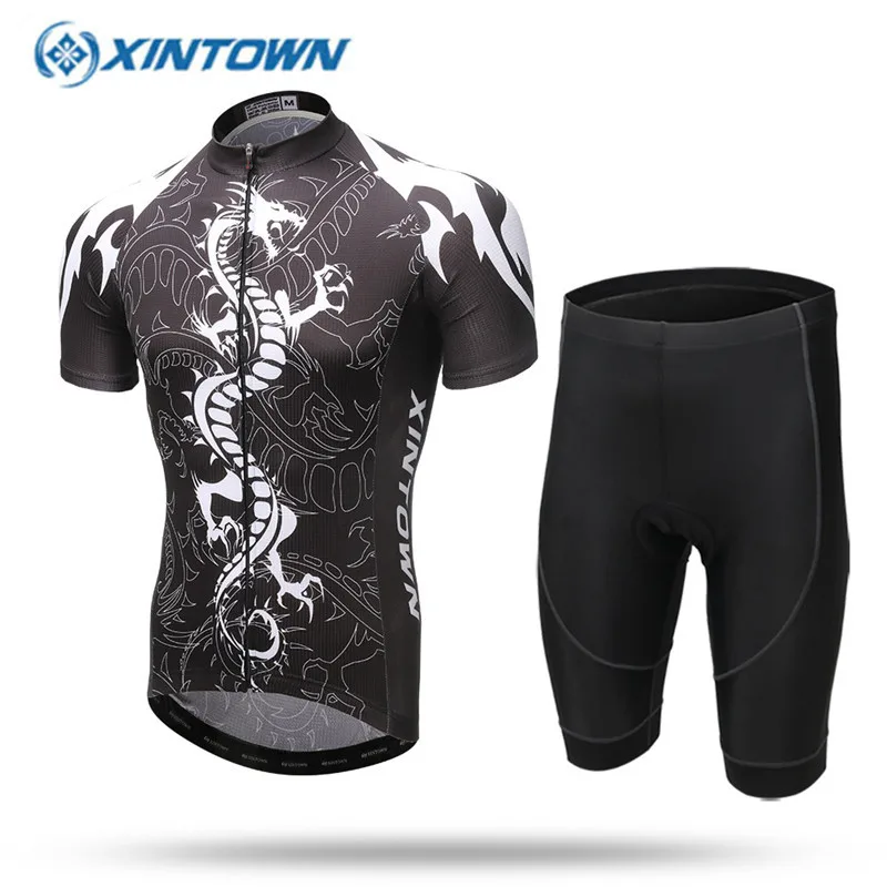 XINTOWN одежда для велоспорта короткий рукав для мужчин открытый MTB комплект одежды для велоспорта короткая Униформа Майо Ropa Ciclismo велосипедная одежда