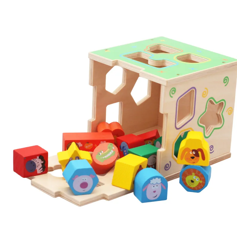 Montessori Toys for Children Wooden Early Educational Math Toys Kids Wood Geometry Shapes Model Learning Developing Gifts Montessori Toys for Children Wooden Early Educational Math Toys Kids Wood Geometry Shapes Model Learning Developing Gifts