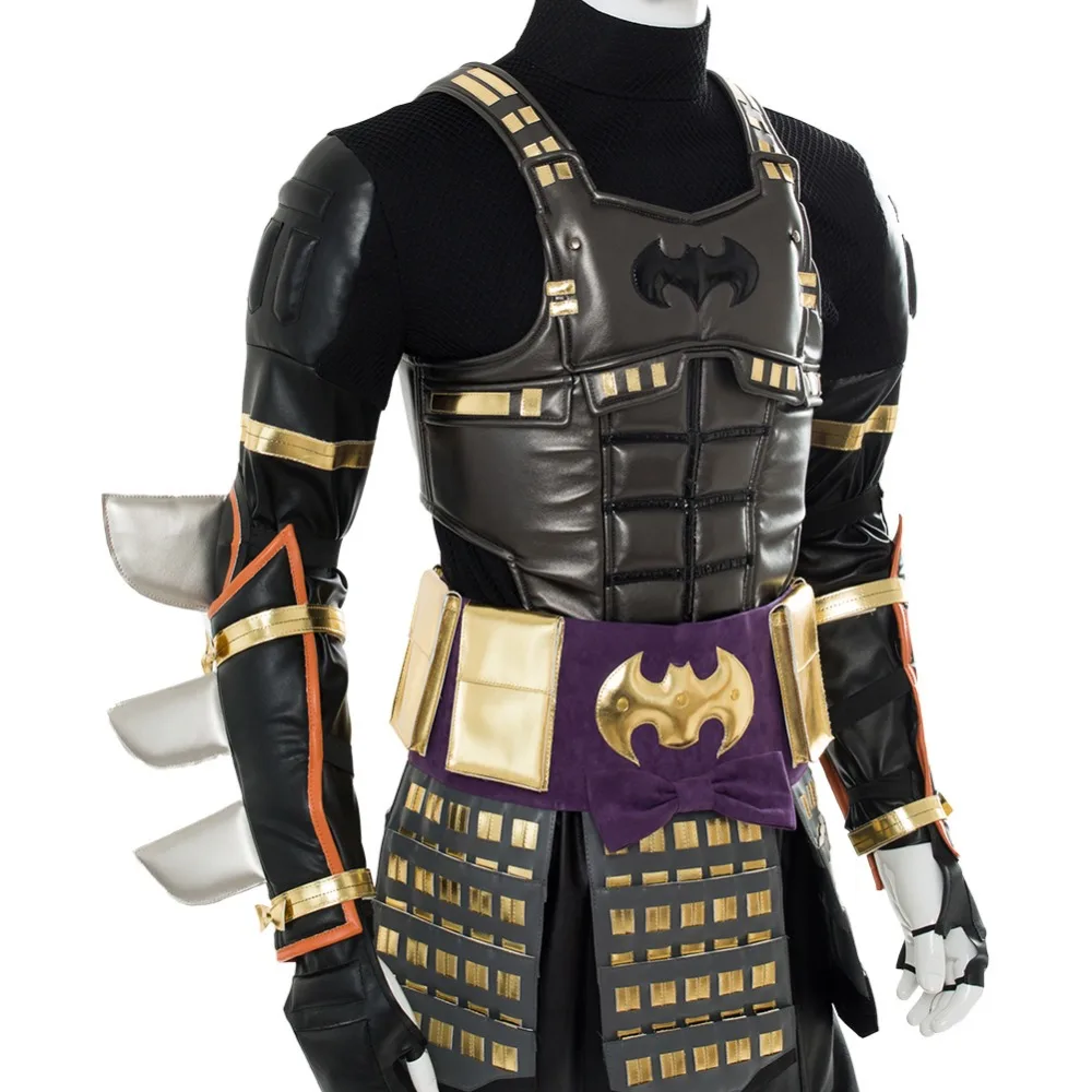 Фильм Бэтмен Косплей ниндзя костюм Бэтмена для взрослых наряд накидка полный костюм Хэллоуин Косплей Костюм фигурка версия