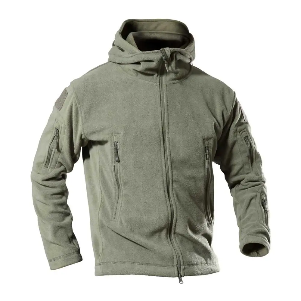 Army Green ReFire gear осенняя куртка из флиса мужские тактические ветрозащитные спортивные куртки с капюшоном толстые походные альпинистские куртки для рыбалки мужские - Цвет: Army Green