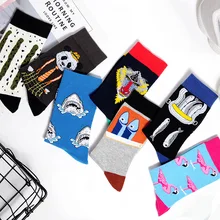 Мужские и wo мужские носки Ins новые уличные модные уличные европейские и американские Длинные пробки скейтборд баскетбольные хлопковые носки sox
