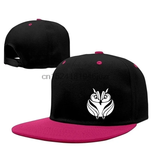 С принтом "Сова", Flat Bill простой Регулируемый Strapback хип-хоп Бейсбол Кепки спортивная шапка
