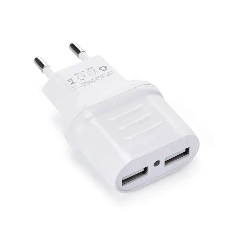 2 Порты USB Зарядное устройство 5 V 2.1A адаптер micro USB для Xiaomi Redmi Note 2 3 4 4X5 pro huawei P6 P7 P8 P9 Lite samusng s6 s7 - Тип штекера: charger
