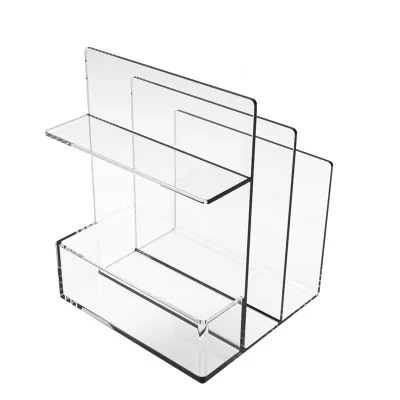 transparent bookshel Настольный ящик для хранения черный/прозрачный прямоугольный дисплей держатель для мобильного телефона Простая база для телефона - Цвет: transparent bookshel