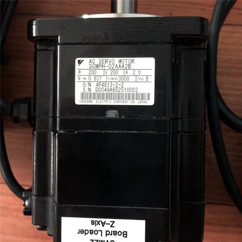 Использованный протестированный рабочий SGMPH-02AAA2B сервомотором переменного тока
