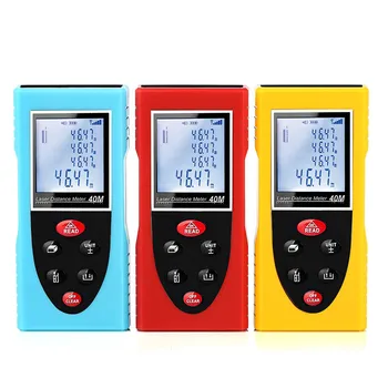 

40m Handheld High Precision Laser Rangefinder Engineer Interior Infrared Electronic Distance Laser Meters Measuring Instrument