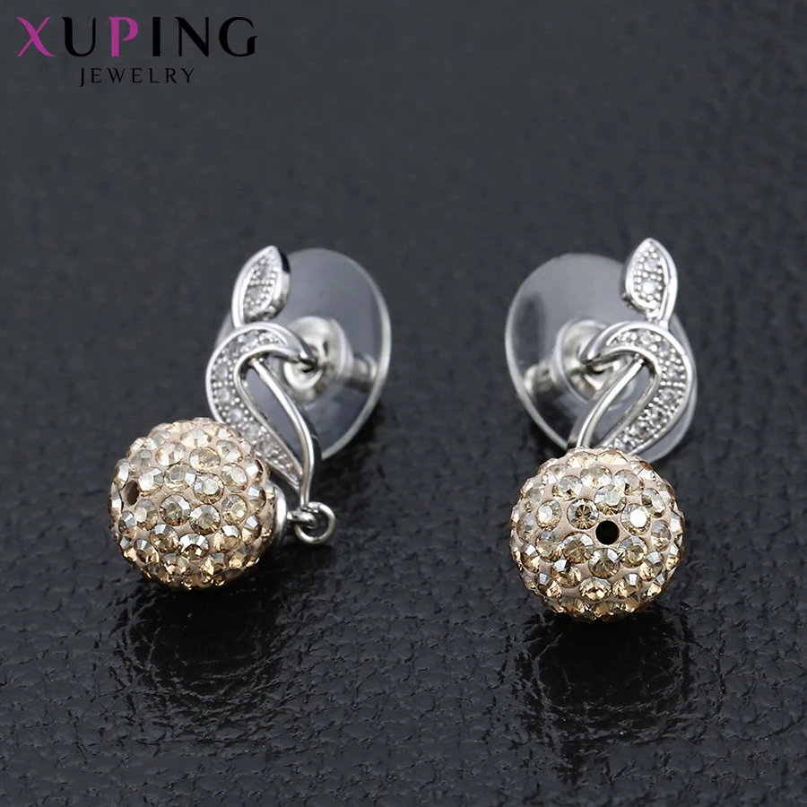 11,11 Xuping сладкие серьги для Для женщин сферические кристаллами от Swarovski маленькие свежие Благодарения подарки ювелирные изделия S143.3-92823