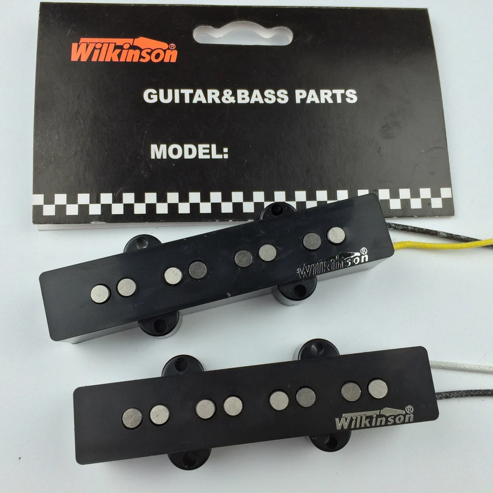 Wilkinson Винтажный стиль JB джазовый электрический бас гитара звукосниматель альнико аксессуары для гитары Набор 1960 Сделано в Корее WBJ N/B