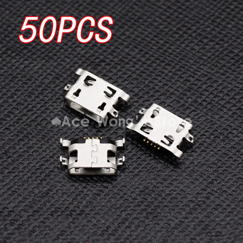 50 шт. Micro USB 5pin B type гнездовой разъем для мобильного телефона 5 контактный зарядки|usb