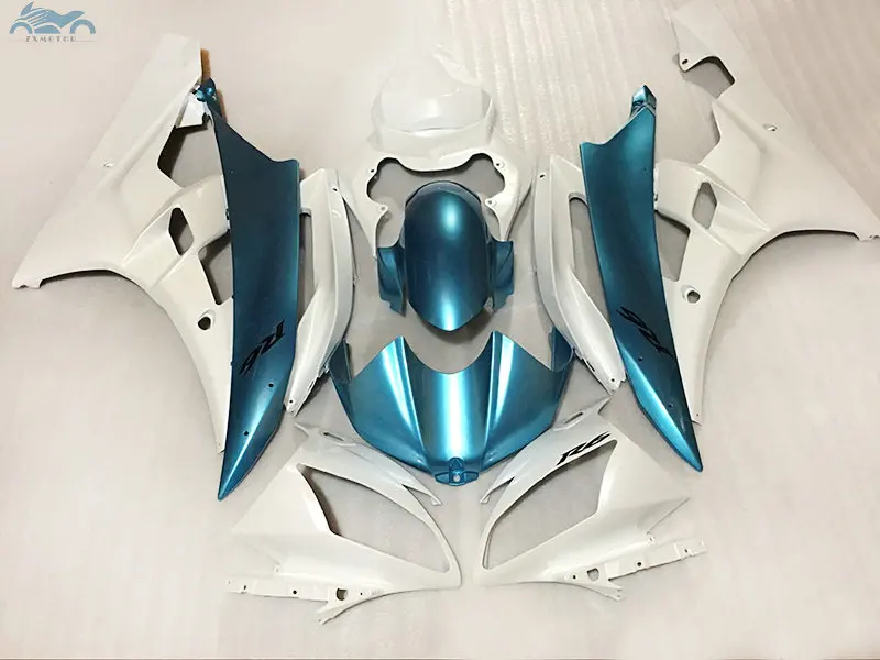 Индивидуальная впрыска обтекателя комплект подходит для YAMAHA R6 YZFR6 2006-2007 YZF R6 06-07 ABS пластиковая спортивная гоночная обтекаемая форма наборы FY07