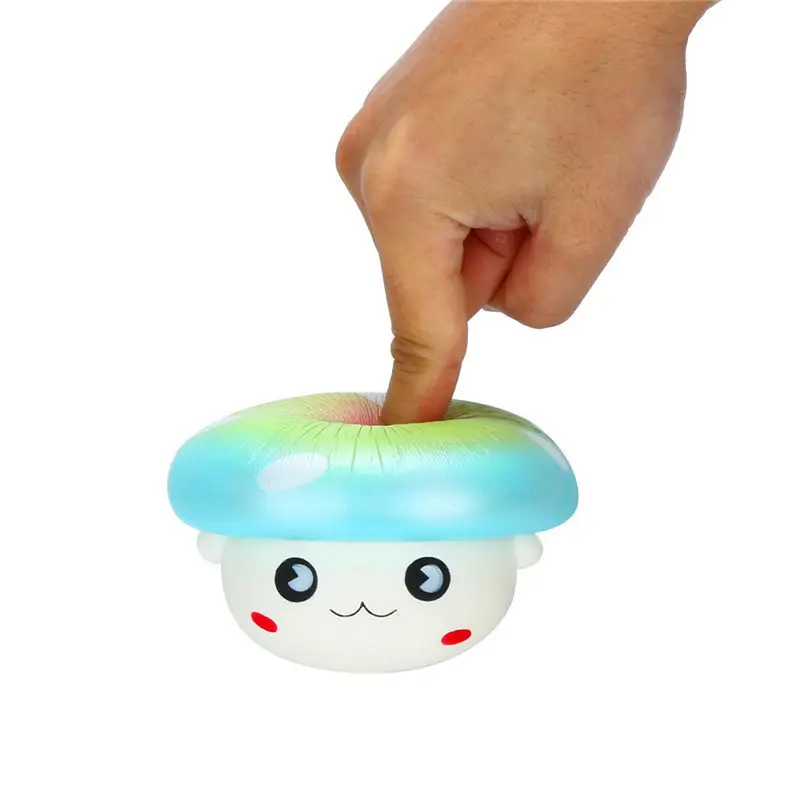 Kawaii мультфильм Радуга гриб медленно расправляющиеся мягкие игрушки Фрукты Ароматизированная игрушка-антистресс игрушки для детей 20