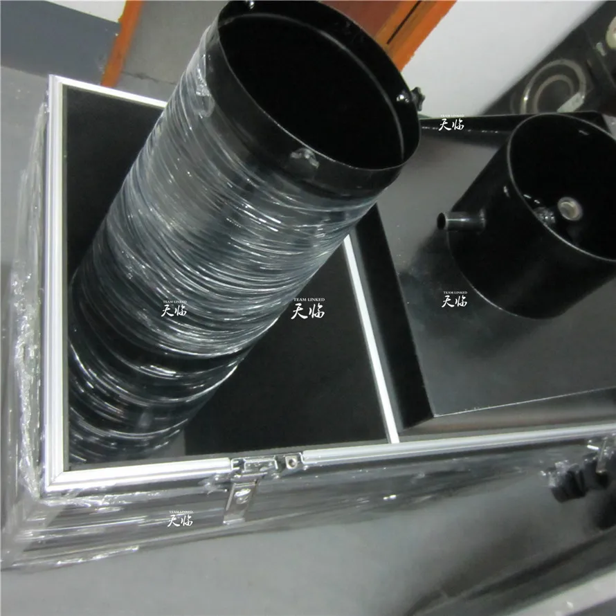 Высокое качество 1 шт. только Co2 машина для конфетти cannon Flycase Co2 газовый конфетти машина ручного управления с газовой трубкой