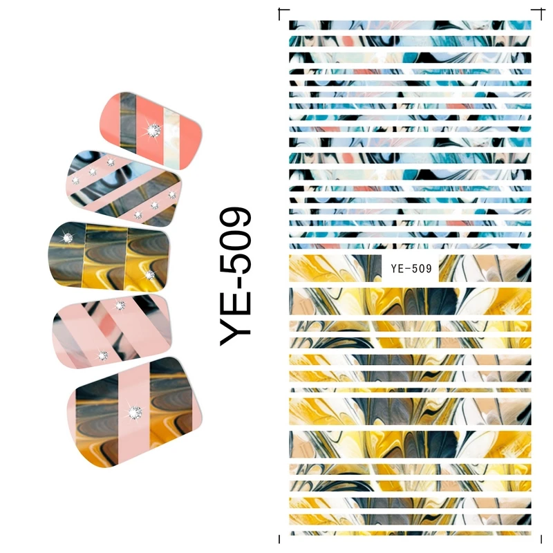 Переводная наклейка для ногтей Черная кружевная шахматная доска со звездами