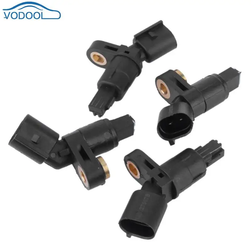 

Vodool 4pcs/set Front+Rear ABS Wheel Speed Sensors for Audi Volkswagen Skoda Seat Auto Replacement Parts Car Accessaries