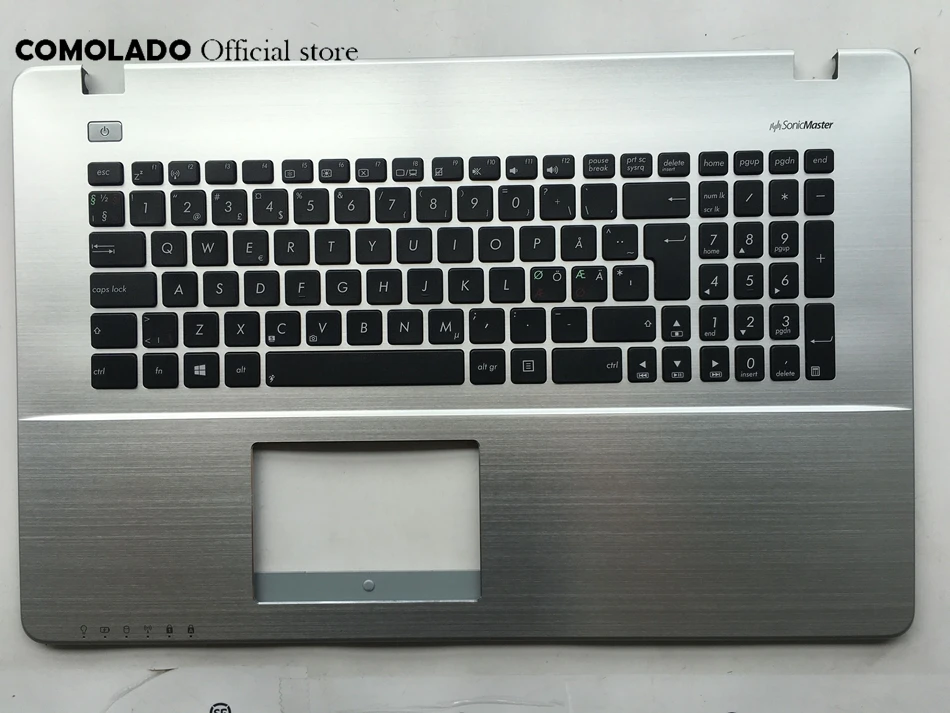 

ND Nordic keyboard for Asus X750 X750J X750JA X750JN X750LB X750VB X750JA R751JB keyboard ND Layout