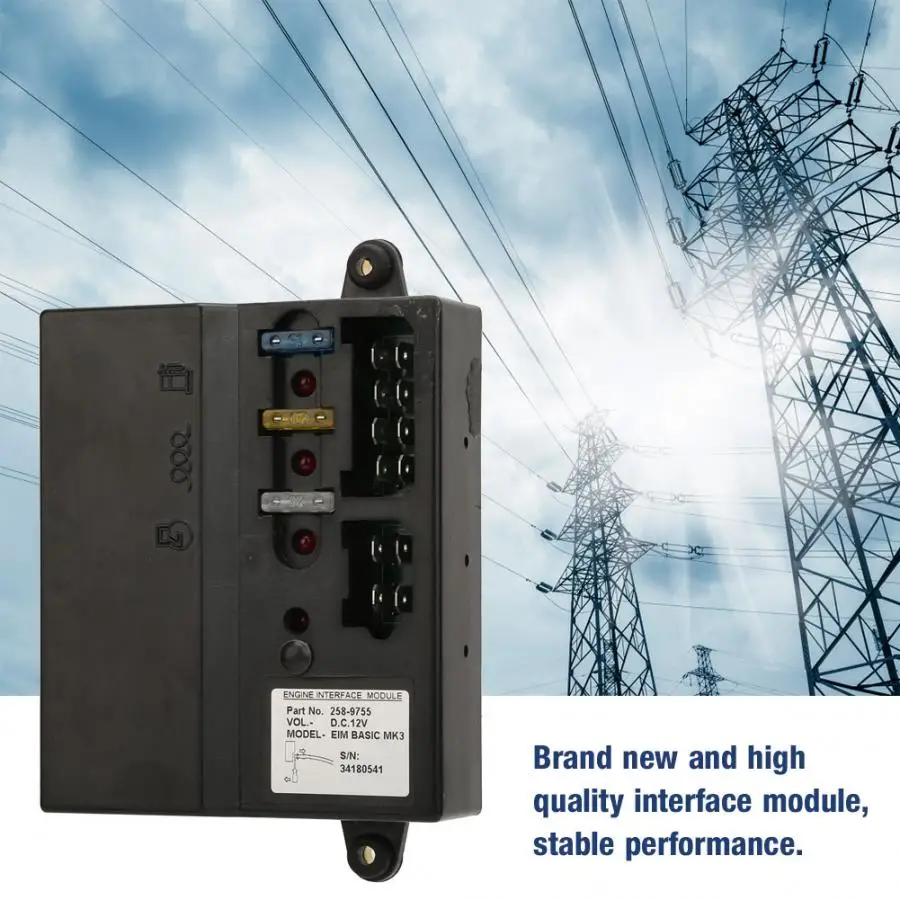 Карбюратор для генератора AC/DC 12 V Панель спидометра Интерфейс модуль EIM 258-9755 двигатель генератор Governor Запчасти и